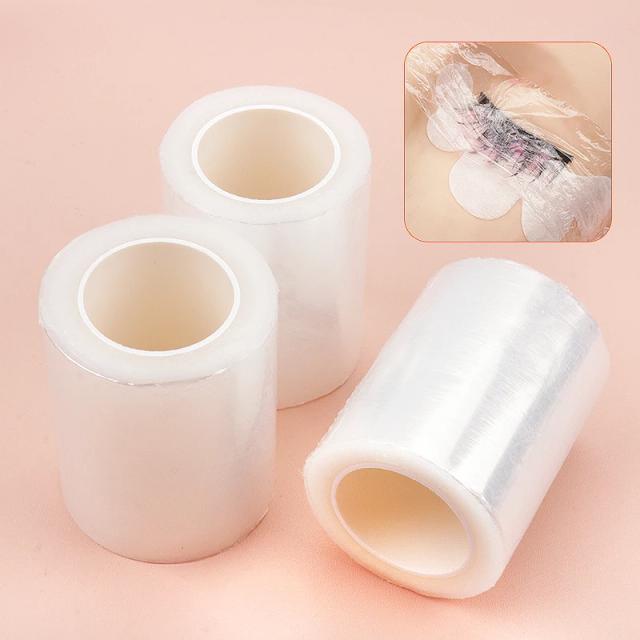 1 Roll Eyebrow Clear Wrap Cover Preservative Film Tattoo Film Permanent Makeup For Tattoo Lashes Lips Transparent Film Supplies on Productcaster.