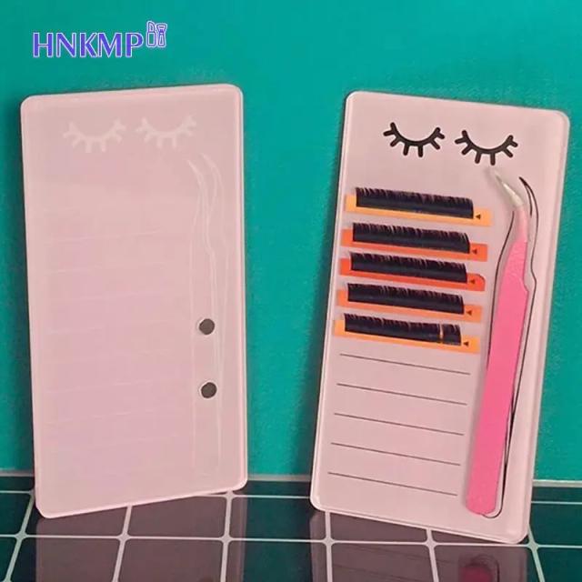 Acrylic Novel Lashes Palette Holder Eyelash Display Board With Magnetic Design For Eyelash Tweezers Storage on Productcaster.