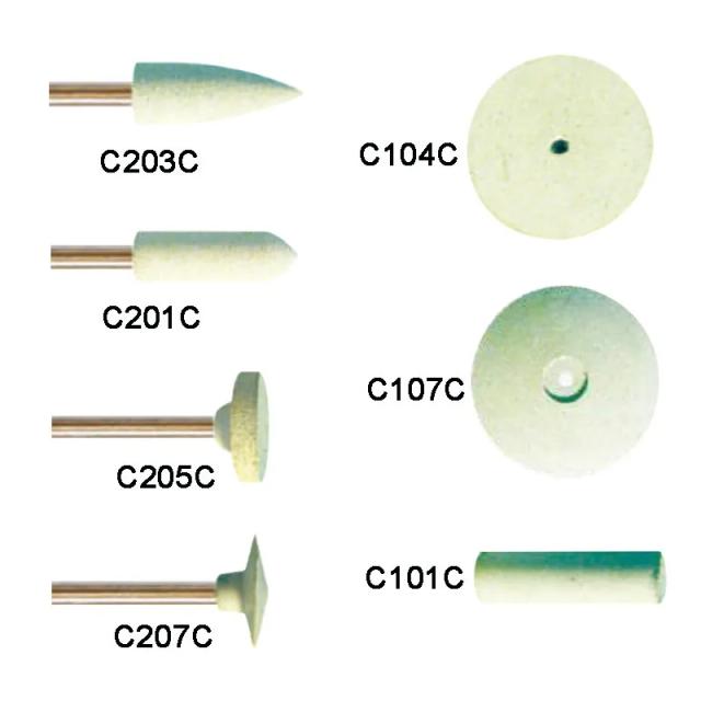 50pcs/set Dental Silicone Rubber Polishing Grinding Wheels Burs Dental Materials on Productcaster.