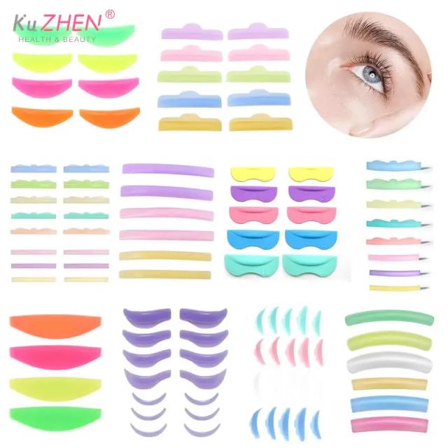 3/4/5/8pairs Silicone Curlers Curl Pads Eyelashes Brush Clean Comb Eye Lash Extension Perm Tools Eyelash Lifting Kit Accessorie on Productcaster.