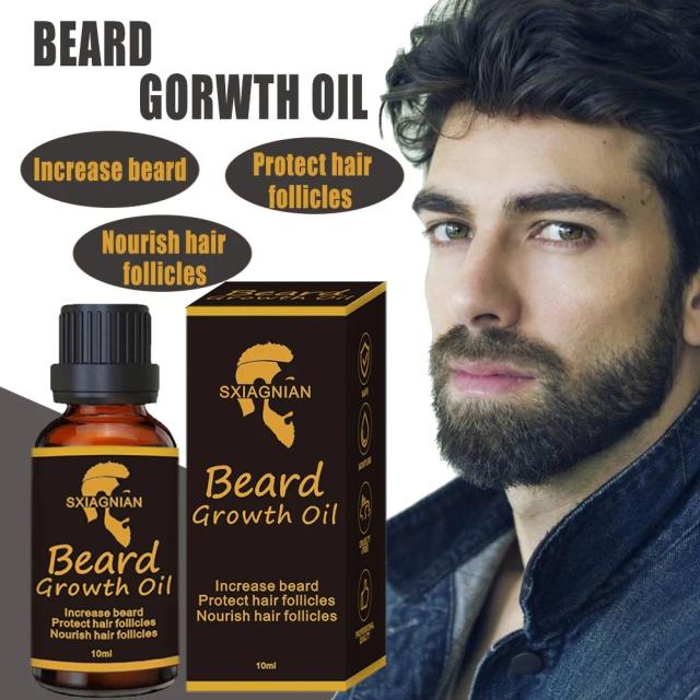 Men's Beard Growth Liquid Nourishing and Repairing Growth Men's Beard Essential Oil Beard Growth Oil Original Oil Hair Los on Productcaster.