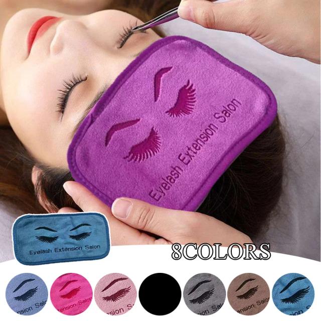 1pc Forehead Scarf For Grafting Eyelashes Soft Eyelash Extension Pad Lash Grafting Pad Forehead Towel Lash Tray Makeup Tool on Productcaster.