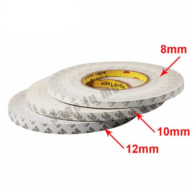 50M/Roll 8mm 10mm 12mm 3M Adhesive Tape Double Sided Tape for ws2801 3528 5050 ws2811 Led strips on Productcaster.