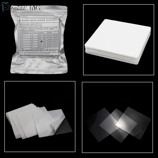 8/10/15/20 pcs Dental Lab Orthodontic Splint Retainer Slice Vacuum Forming Sheet Soft Hard 1.0/1.5/2.0mm Thermoforming Material on Productcaster.