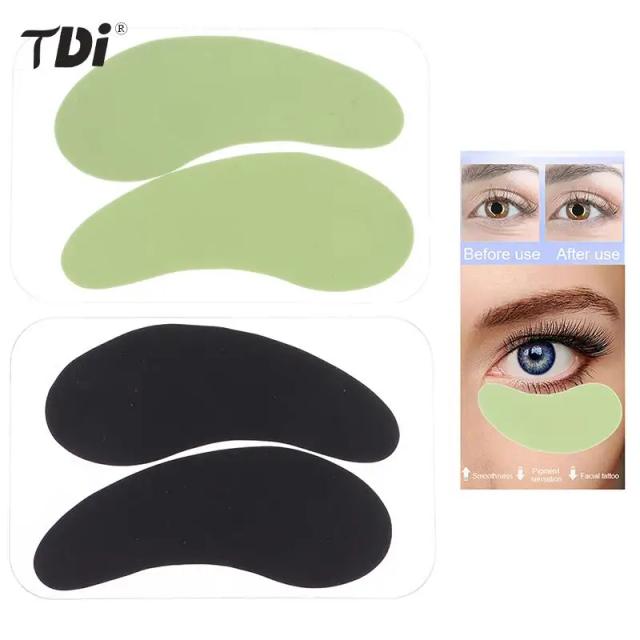 1 Pair Reusable Silicone Eye Patches Facial Lifting Strips Anti Aging Skin Pads Wrinkle Removal Eye Patches Makeup Tools on Productcaster.