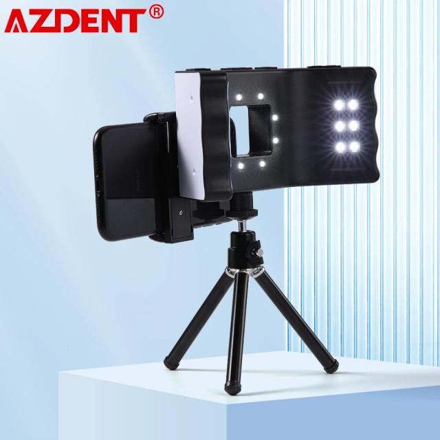 AZDENT Dental Oral Photography LED Lamp 2023 New In Dentist Oral Light With Bracket Equipment Dentistry on Productcaster.