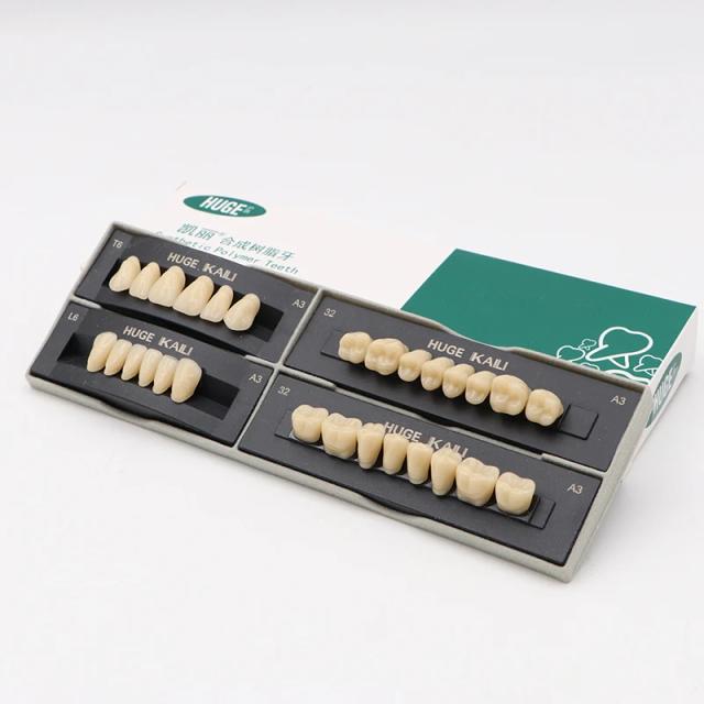 2 sets HUGE KAILI Dental Polymer Teeth Anterior Resin Denture Full Set 2 layers Dental Teeth on Productcaster.