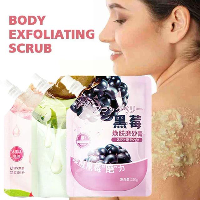 Body Scrub Body Face Deep Cleaning Whitening Repair Exfoliating Brightening Honey Body Moisturizing Pores Avoc Peach Scrub D3O5 on Productcaster.