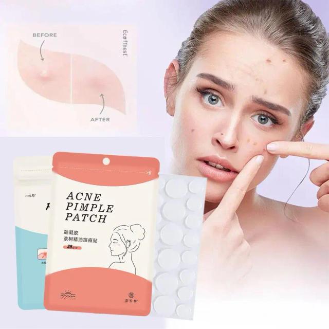 36 Pcs/1Bag Invisible Acne Remover Patch Reduce Pimple Transparent And Breathable Treatment Facial Skin Care Beauty Tool on Productcaster.