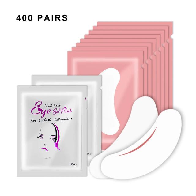 400 Pairs Eyelashes Patch Under Eye Pads Patches Eyepatch Eyelash Pads Eye Stickers Eyelash Extension Patch Hydrogel Patches on Productcaster.