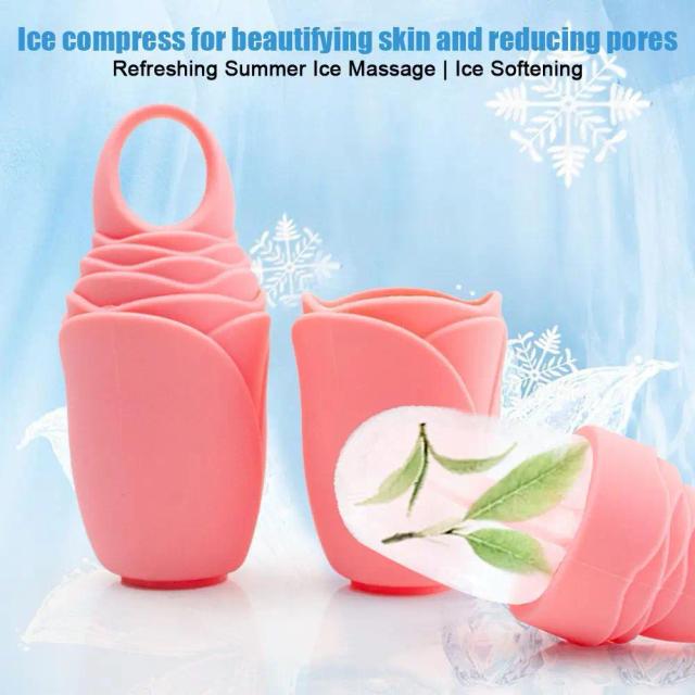 1pc Skin Care Beauty Lifting Contouring Tool Silicone Ice Reduce Roller Face Ice Acne Trays Ice Cube Globe Balls Massager F H8X6 on Productcaster.