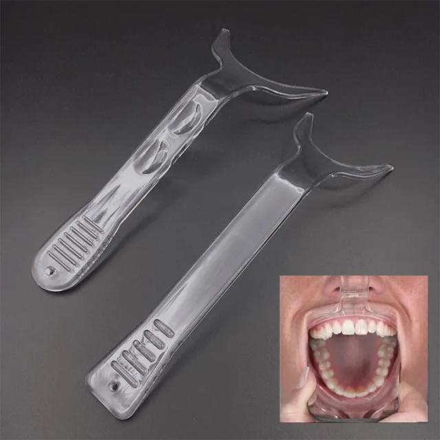 2pcs Dental Lip Pressure Retractor T-Shape Intraoral Cheek Orthodontic Teeth Mouth Opener for Photography Autoclavable Dentist on Productcaster.