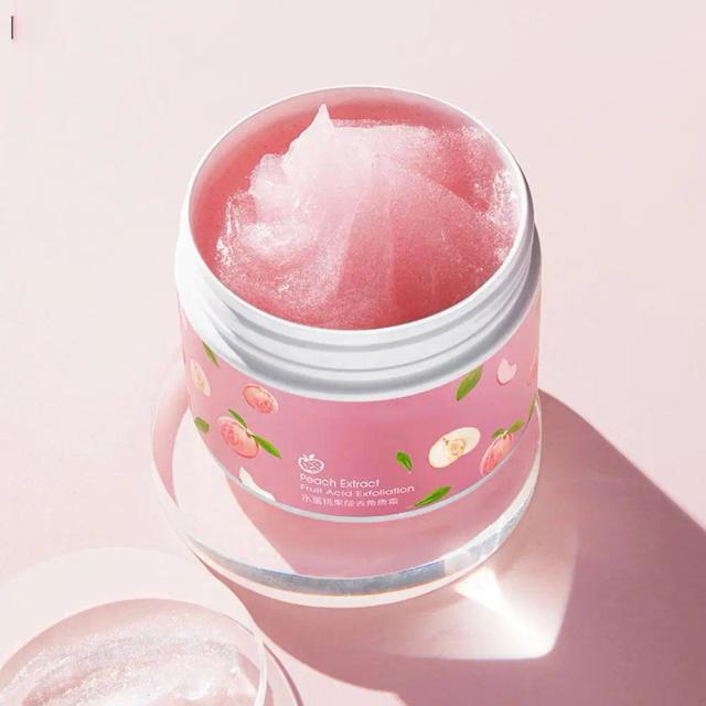 Peach Extract Fruit Acid Exfoliating Face Gel Facial Cream Moisturizer Body Exfoliating Whitening Peeling Gel Remove Scrub N5Q1 on Productcaster.