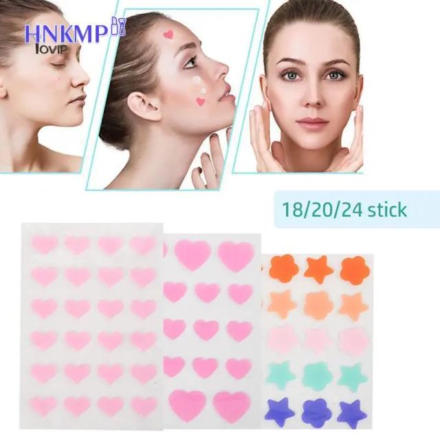 18/20/24Pcs Invisible Acne Removal Pimple Patch Beauty Acne Tools Pimple Acne Concealer Face Spot Scar Care Stickers on Productcaster.