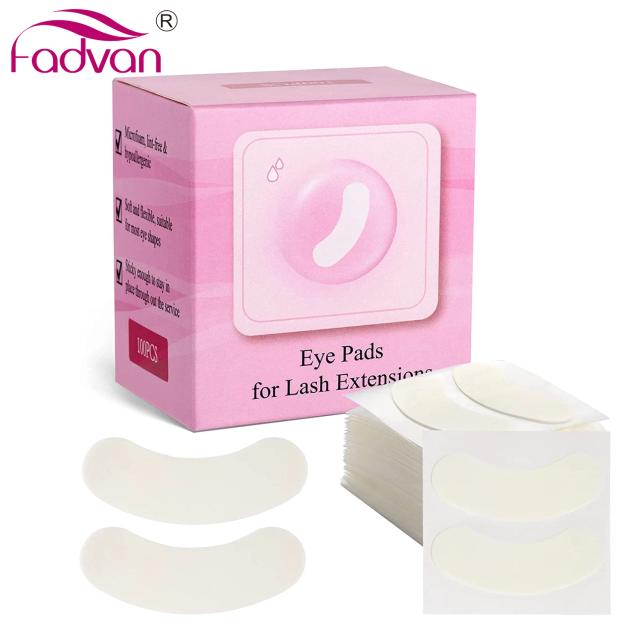 Fadvan 100 Pair/box Foam Eye Pads Gel Patch for Lash Extension Small Size Microfoam Lash Pad Lint Free Hypoallergenic Waterproof on Productcaster.