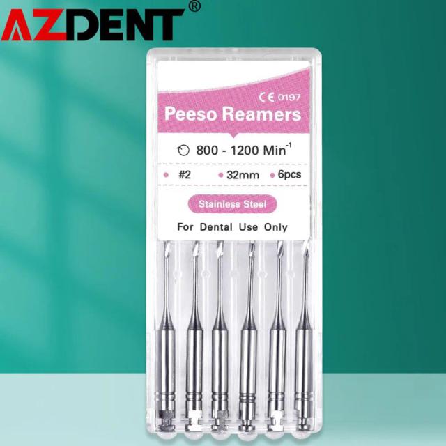 6Pcs/Box Dental Endodontic Endo Files Reamers Drill Burs Peeso Drill on Productcaster.