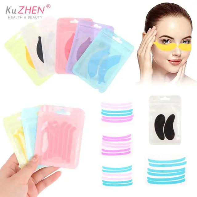 1/2Pairs Eyelash Perm Silicone Eye Pads Lash Extension Under Eye Patches MakeupTools Eyelash Perm Lifting Anti-wrinkle Eye Mask on Productcaster.