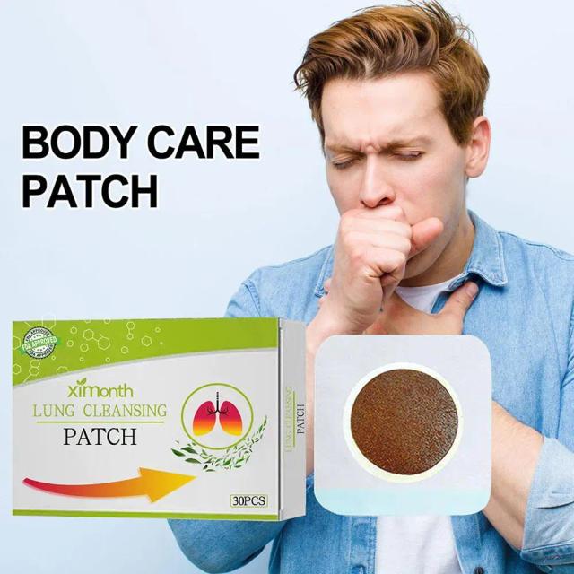 Lung Repair Patches 4pcs/box Cough Patches To Relieve Nasal Discomfort Cleanse Lung Plasters Effective Skin Care For Men Women on Productcaster.