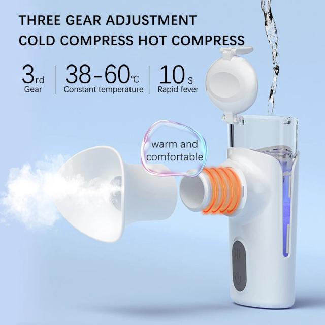 Spray Eye Moistening Instrument Hot Compress Eye Beauty Hydrating Instrument Relieve Eye Fatigue Eye Wash Device Steam Atomizer on Productcaster.