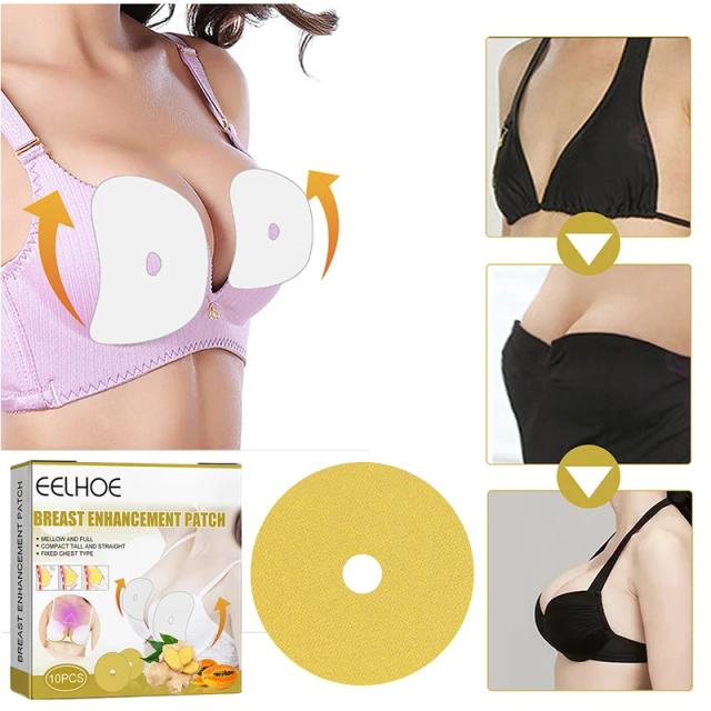 10Pcs Ginger Anti-sagging Breast Lift Patches Big Chest Enhancement Pads Augmentation Papaya Bust Firming Treatment Skin Care on Productcaster.