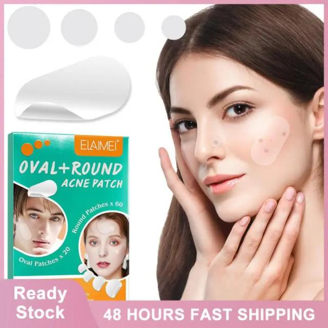 190/80pcs Acne Pimple Patches Acne Removing Invisible Sticker Remover Acne Facial Mask Patches Waterproof Facial Care Tools on Productcaster.