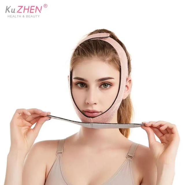 V-line Thin Mask Face Lifting Slimmer V Face Anti Snore Chin Wrinkle Ultra-thin Strap Belt Chin Cheek Slim Lift Up Night Sleep on Productcaster.