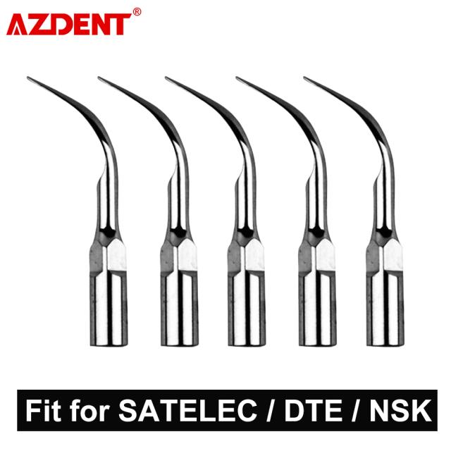 AZDENT 5 PCS/Pack Dental Ultrasonic Scaler Tip Scaling Periodontics Endodontics Fit for SATELEC DTE NSK Ultrasonic Scalers on Productcaster.