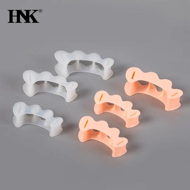 2Pcs=1Pair Hard Silicone Toe Finger Separator 3 Hole Hallux Valgus Orthopedic Spacers Bunion Overlapping Hammer Foot Corrector on Productcaster.