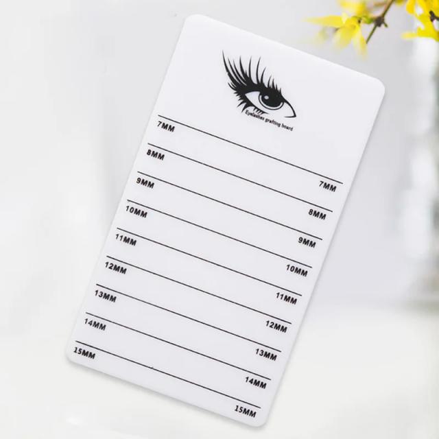 Fake Lashes Tray Strip Stand Individual Eyelash Extension Display Plate Eye Lash Grafting Stand Palette Makeup Tools 7-15mm on Productcaster.