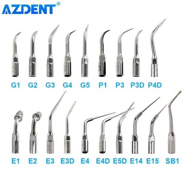 AZDENT Dental Ultrasonic Scaler Tip Scaling Periodontics Endodontics Endo Perio Scaling Tips G P E fit for EMS and WOODPECKER on Productcaster.