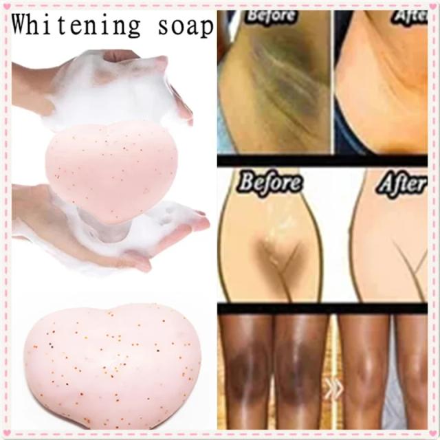 Private Parts whitening Brightening Soap Cream Armpit Buttocks Black Skin Freckle Remove Cleaning Scrub Body Care on Productcaster.