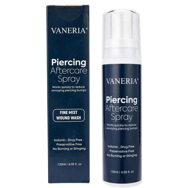 Piercing Fine Mist Spray 120ml Effective Earring Cleaning Solution Natural Care Treatments Solution Mist For Lips Face Cartilage on Productcaster.