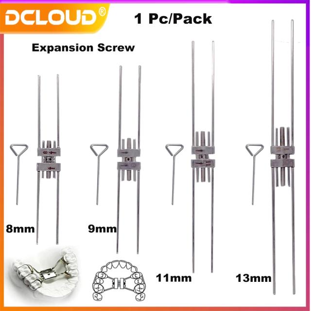 1Pc Dental Expansion Screw Orthodontic Rapid Palatal Expander Frame Type Dentist Ortho Tools Stainless Steel Material 8/9/11/13m on Productcaster.