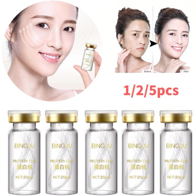 Collagen Protein Line Absorbable Face Filler Protein Thread Face Lift Silk Fibroin Line Carving Anti Aging Essence Face Serum on Productcaster.