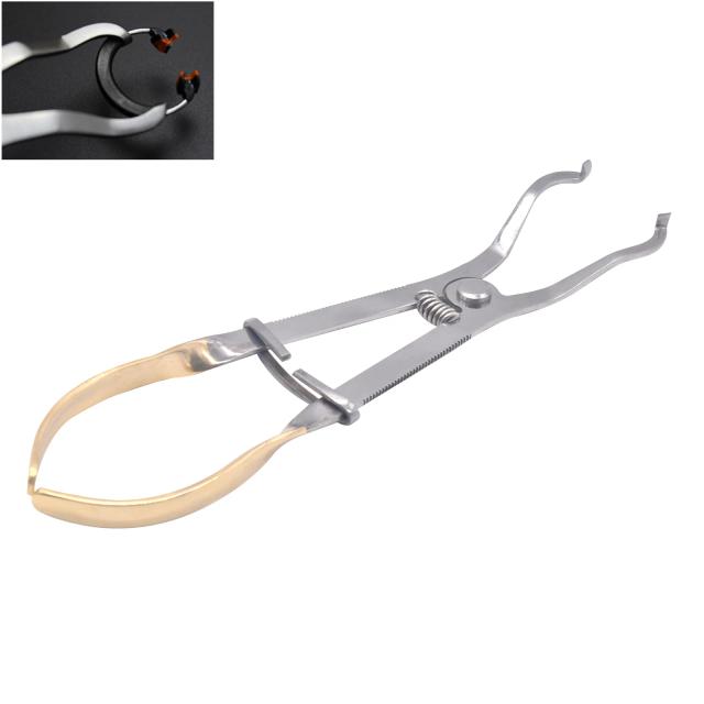 Dental Sectional Matrix Plier Metal Matrics Band Forceps Placement Resin Clamping Ring Clip Lab Dentistry Tools Stainless Steel on Productcaster.