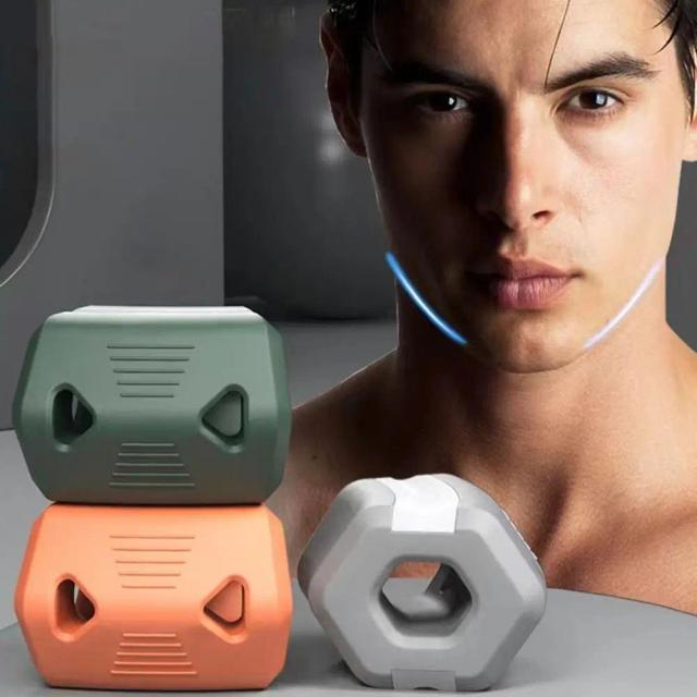 Sculpting Jawline Jaw Exerciser Silicone Reduce Double Chin Jawline Exerciser Strengthen Jaw Muscles Tighten Skin and Neck on Productcaster.