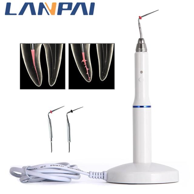 Dental Gutta Percha Obturation System Endodontics Root Tool Endo Gutta Dental Heating Pen With 2 Tips Dentistry Lab Equipment on Productcaster.