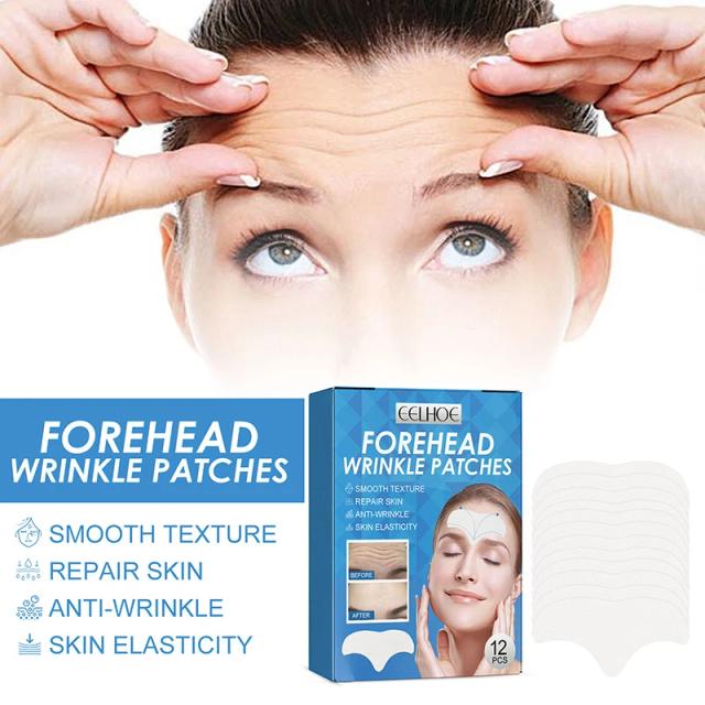 Anti-wrinkle Forehead Line Removal Gel Patch Firming Mask Frown Lines Face Skin Care Treatment Stickers Anti-aging Moisturizng on Productcaster.