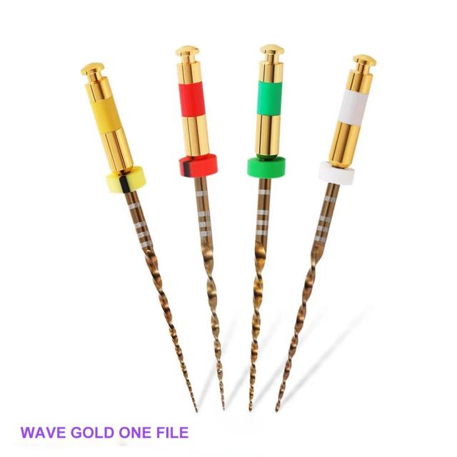 Dental Wave Gold One Files 6pcs/pack Reciprocational Large Primary Files Rotary Dental Endo NITI Files Endodontic Dental Files on Productcaster.