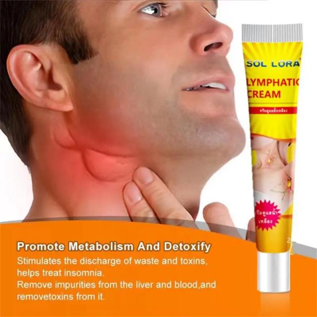 Lymphatic Detox Health Cream Massage Repair Ointment Anti-swelling Herbs Cream Unclog the Neck Armpit Breast Lymph Health Care on Productcaster.