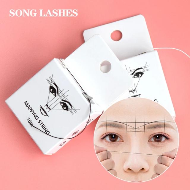 Songlashes Mapping String Black White Eyelashes Supplies Women Make Up Tools Eyelashes no technique and skills required on Productcaster.