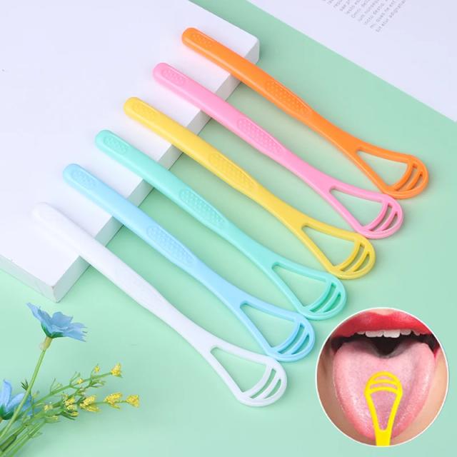 1PC Tongue Scraper, Silicone Tongue Cleaners, Fresher Tongue Tools, Healthy Oral Hygiene Brushes,Eliminate Bad Breath on Productcaster.