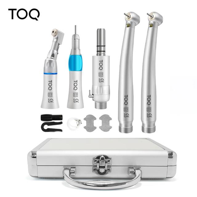 Dental Oral E-Generator High & Low Speed Handpiece kit Straight Contra Angle LED Air Turbine 2/4 Hole M4 / B2 Whole Set on Productcaster.