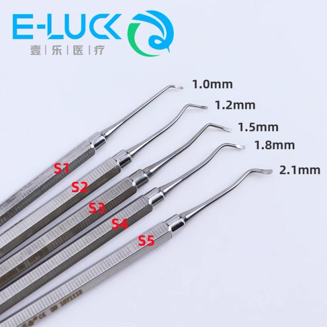 1Pcs Dentist Dental Restorative Excavator Double Ended Spoon Type S1-S6 on Productcaster.