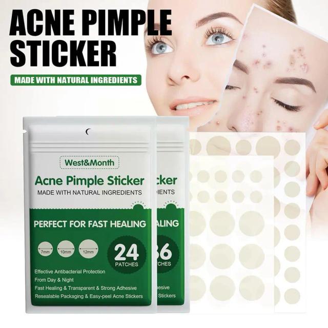 Acne Pimple Blemish Spot Hydrocolloid Dots Acne Patch Absorbing Cover Invisible Healing Patches For Face Treatment Tool C0A6 on Productcaster.