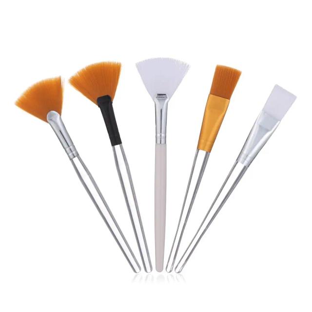 1PC Ladies Girl Practical Facial Brushes Portable Fan Mask Makeup High-density Fine Fiber Hair Brushes Skin Care Cosmetic Tools on Productcaster.