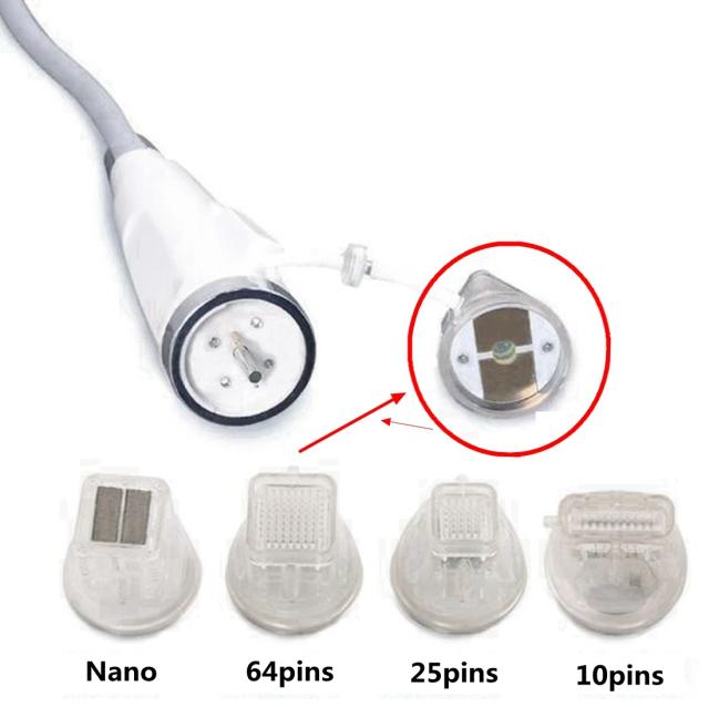 10/25/64 Pins Nano Disposable RF Microneedling Cartridge Gold Plated Acne Scar Removal Fractional RF Microneedling Machine on Productcaster.