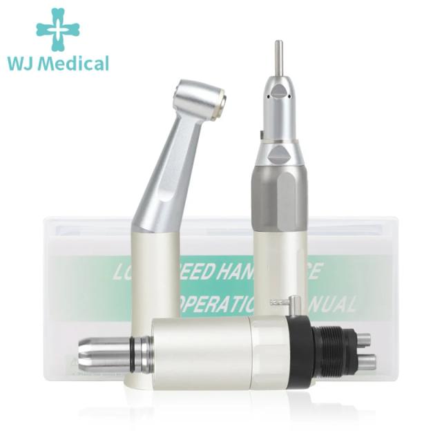 FX Type Dental Low Speed External Straight Handpiece B2 M4 Air Motor Push Button Contra Angle Dentist Tips Kit Fit KAVO/NSK on Productcaster.