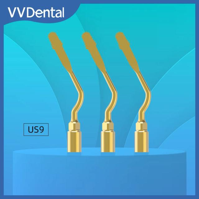 VV Dental 1/3 pcs US9 Piezo Surgery Tip for MECTRON PIEZOSURGERY Cutter Bone Tools on Productcaster.