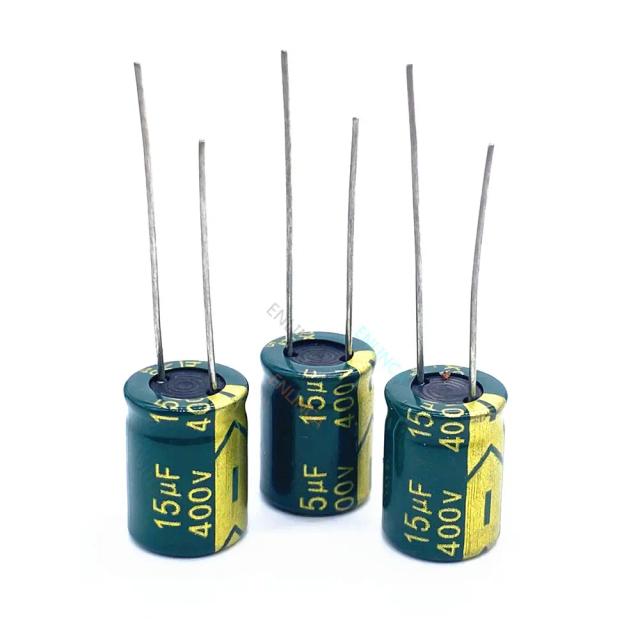 12pcs/lot 400V 15UF high frequency low impedance 20% RADIAL aluminum electrolytic capacitor 15000NF 20% on Productcaster.